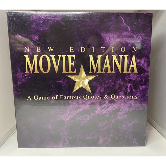 Movie Mania New Edition A Game of Famous Quotes and Questions New Sealed - Picture 1 of 4